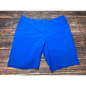 Adidas Shorts Mens 40 Blue Climalite Golf Chino Stretch Performance Athletic